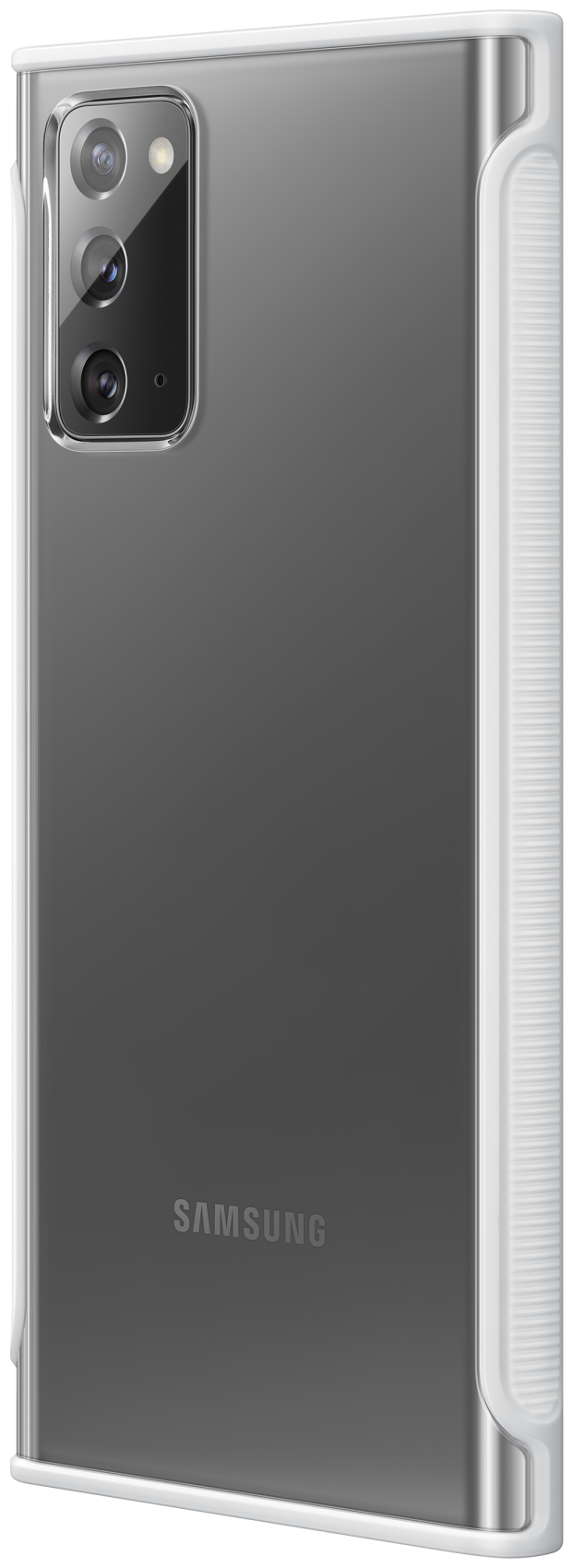 Чехол (клип-кейс) SAMSUNG Clear Protective Cover, для Samsung Galaxy Note 20, белый [ef-gn980cwegru] - фото №6