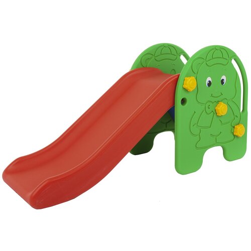 Горка Edu-play Малыш WJ-307, красный/зеленый детская горка edu play машинка белый ментол