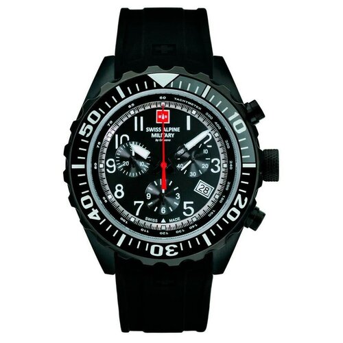 фото Наручные часы swiss military by chrono швейцарские наручные часы swiss by grovana military 7076.9877sam, черный