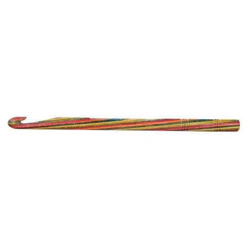 Крючок для вязания Knit Pro деревянный, многоцветный Symfonie 12мм арт.20715