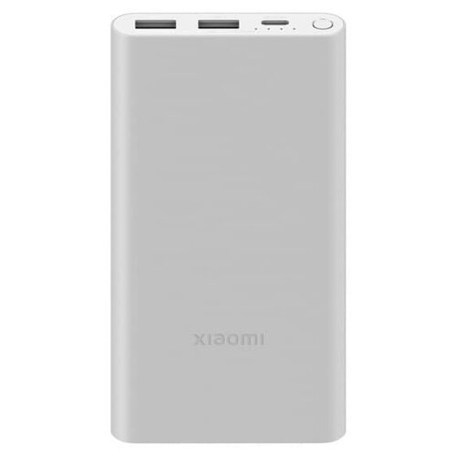 Внешний аккумулятор портативная зарядка для телефона Power bank Xiaomi Mi Power Bank 10000 mAh 225W PB100DZM серебро 209900₽