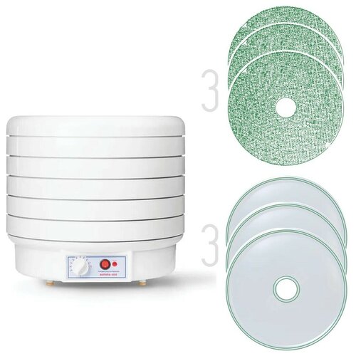 Сушилка волтера 1000 из полипропилена с мех блок упр 5 решет 4 сетчатых 4 сплошных поддонов 1355200₽