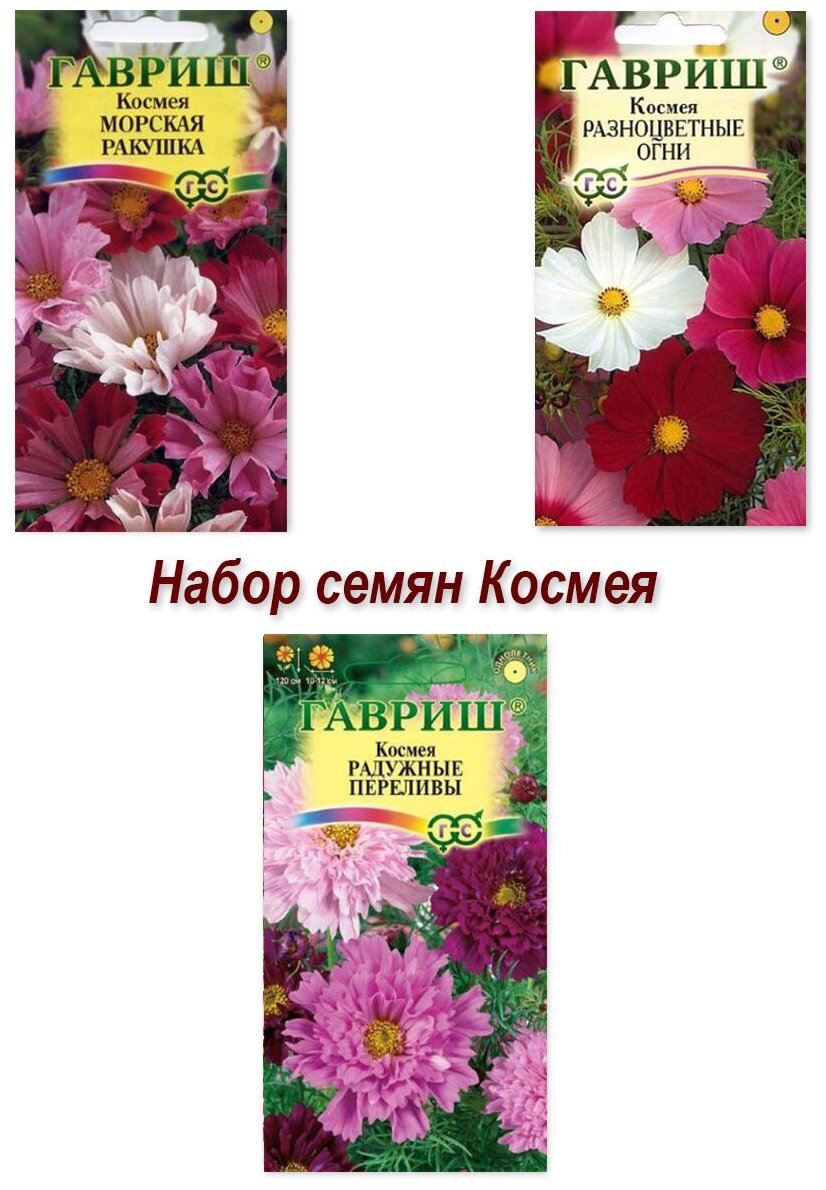 Набор семян цветы Космея - 3