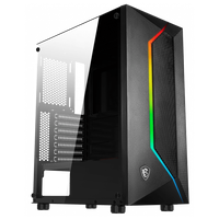 _Корпус MSI MAG VAMPIRIC 100L Mid-Tower, ATX, 2xUSB 2.0, 1xUSB 3.2, Tempered Glass Window