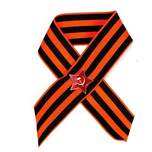 фото Брошь "победа", петля со звездой, застёжка виды микс страна карнавалия