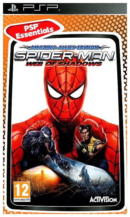 Игра для PlayStation Portable Spider-Man: Web of Shadows