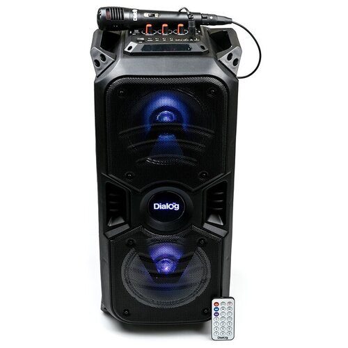 Портативная караоке система Dialog Oscar AO-11, 26 Вт, FM, AUX, USB, BT, микрофон, 3600 мАч