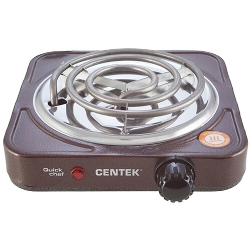 Электрическая плита CENTEK CT-1508, шоколад плитка электрическая centek ct 1508 красная