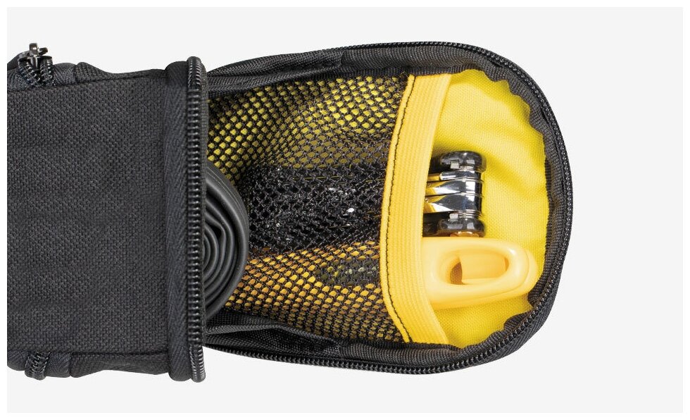 Велосумка подседельная Topeak Aero Wedge Pack, большая (черный) - фото №5