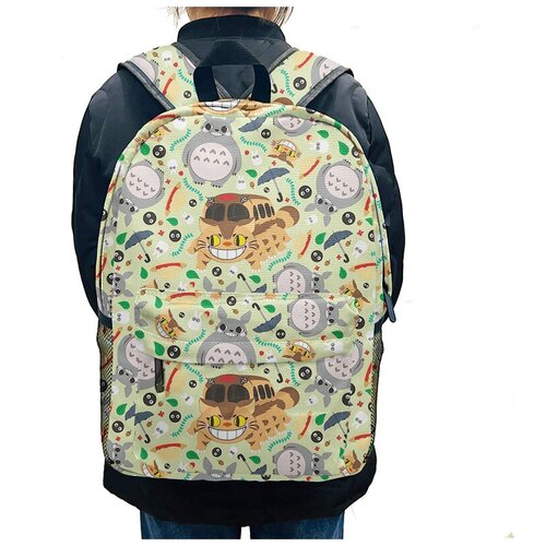 фото Рюкзак аниме тоторо и котобус / городской рюкзак / школьный рюкзак с принтом тоторо шоп