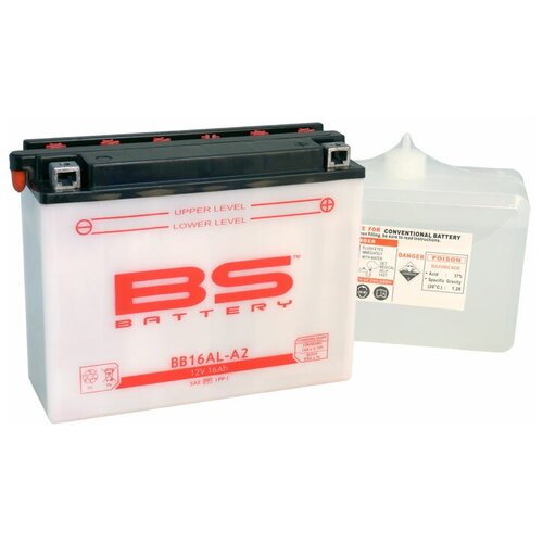 Аккумулятор мото BS-BATTERY BB16AL-A2 (YB16AL-A2) 16Ah 207x715x164