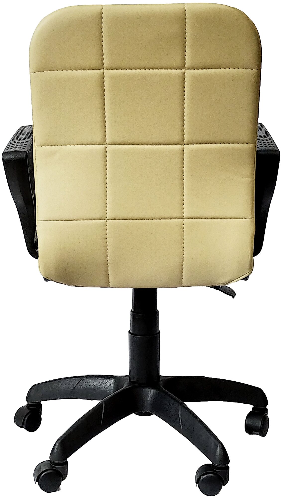 Кресло компьютерное RV-305 Экокожа цвет бежевый - фотография № 4