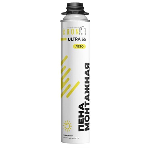 Пена монтажная профессиональная Kronbuild Ultra 65 летняя 850 мл 441₽