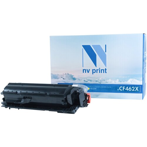 Картридж лазерный NV PRINT (NV-CF462X) HP Color Laser Jet M652/M653, желтый, ресурс 22000 страниц, NV-CF462XY картридж лазерный nv print nv cf461x hp color laser jet m652 m653 голубой ресурс 22000 страниц nv cf461xc