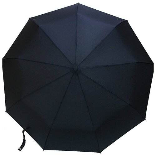 Зонт женский автомат, зонтик взрослый складной антиветер 3811J, черный