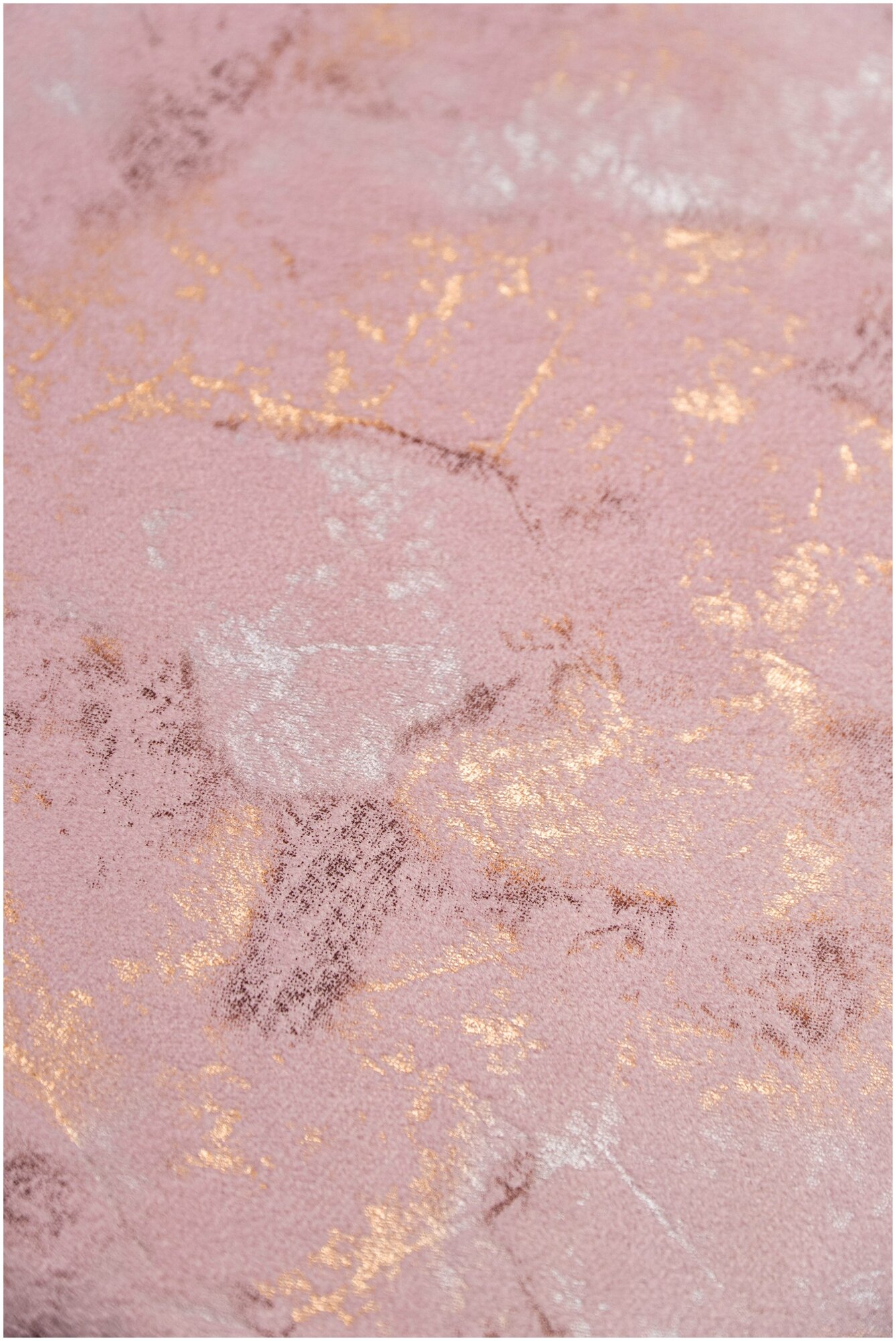 Портьерная штора PEORA Бархат (велюр) B7251-С3 Светло-розовый 200*260 см - фотография № 4