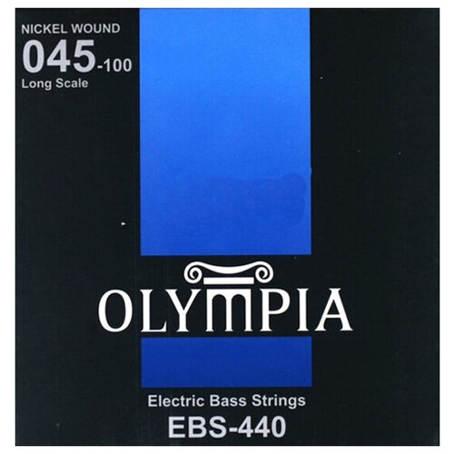 Струны для бас-гитары Olympia Nickel Wound 045-100 Long Scale EBS-440
