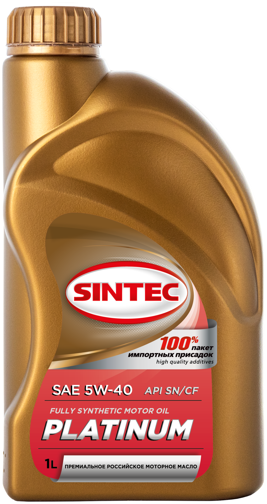 Синтетическое моторное масло SINTEC PLATINUM 5W-40, 1 л, 1 л