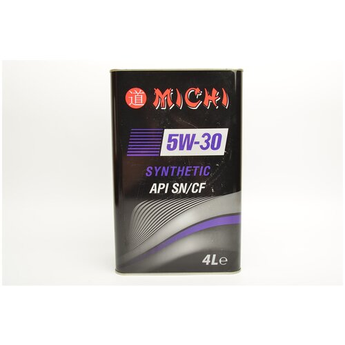 Масло моторное 5W30 синтетика SN/CF 4л MICHI