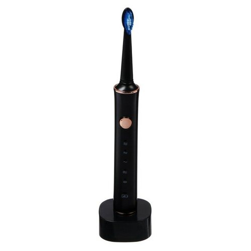 Электрическая зубная щетка LuazON LP-002 вибрационная 31000 двмин 4 насадки АКБ черная 218600₽