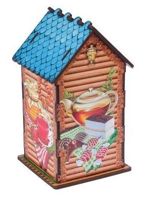 Чайный домик "Самовар", 9,8×9,8×17,4 см - фотография № 3