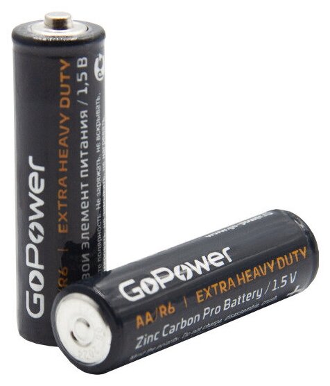 Батарейка GoPower R6 AA BL4 Heavy Duty 1.5V - 4шт.