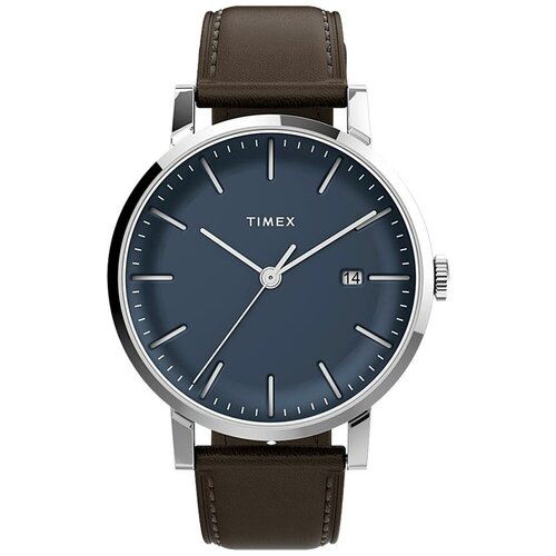 Наручные часы TIMEX, коричневый, серебряный наручные часы timex weekender серебряный коричневый