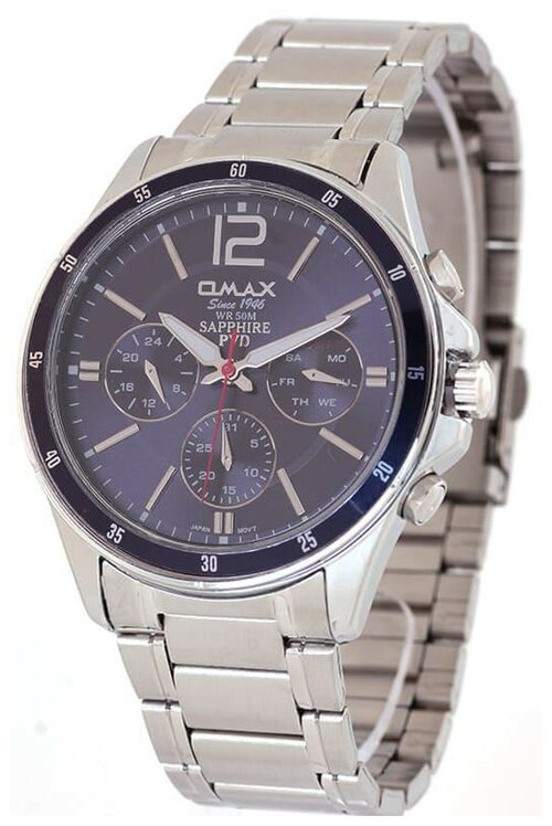 Наручные часы OMAX 81904, синий, серебряный