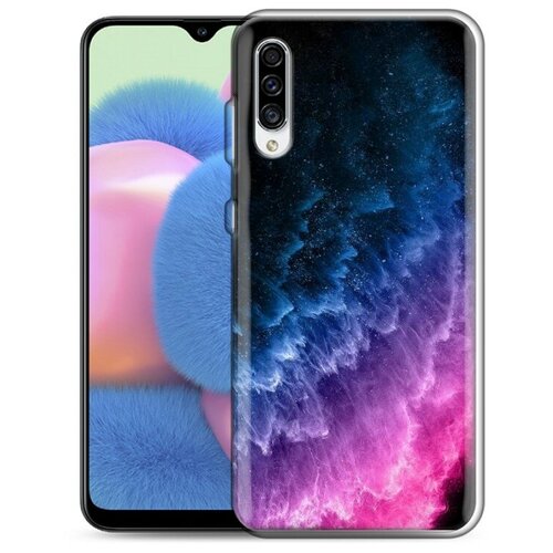 чехол книжка mypads для samsung galaxy a50 a30s a50s самсунг а50 а30s со шнурком черный Дизайнерский силиконовый чехол для Самсунг А50/А30s / Samsung Galaxy A30s Космос