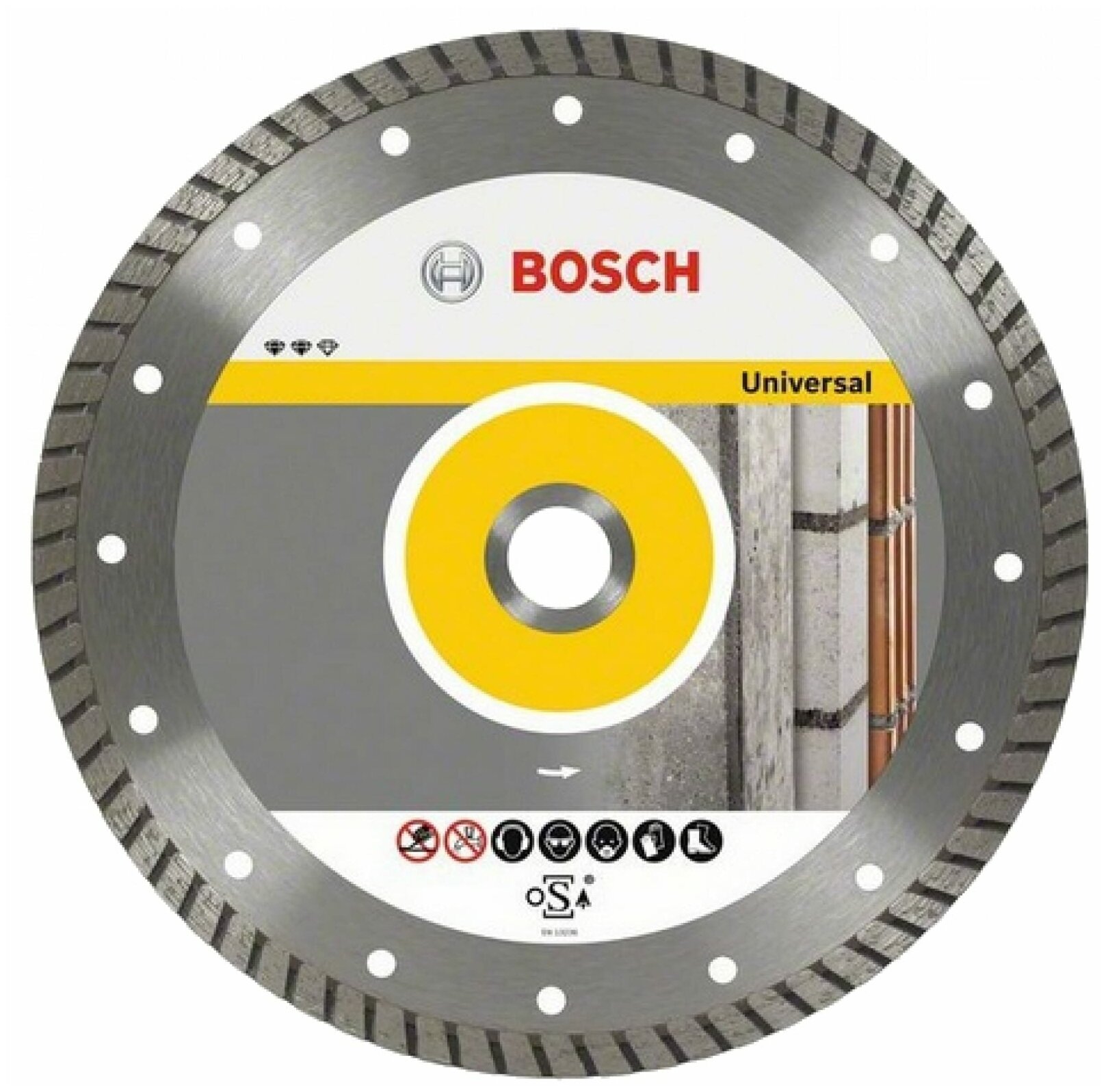 Диск алмазный отрезной Expert for Universal Turbo (230х22.2 мм) для УШМ Bosch 2.608.602.578
