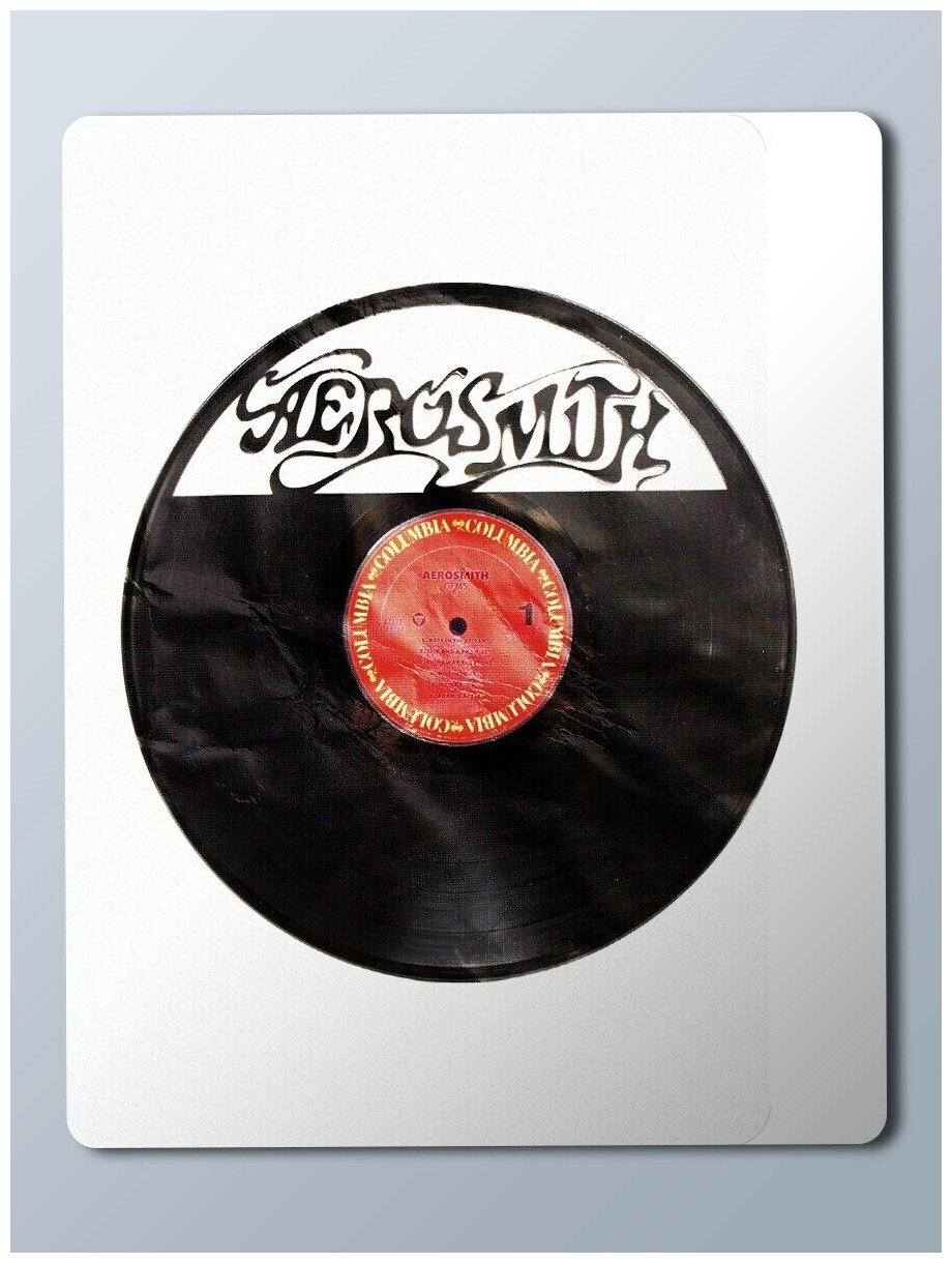 Коврик для мыши с принтом Музыка Aerosmith rock 90s, рок, аэросмит - 22276