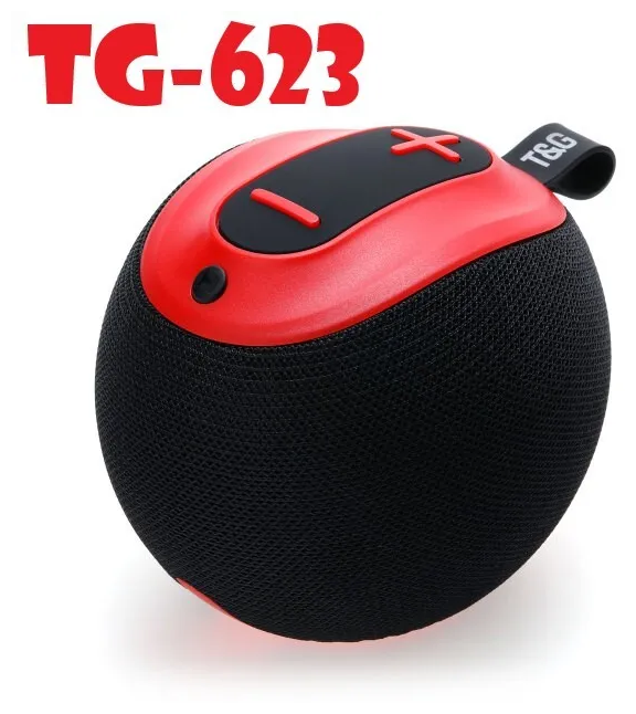 Портативная Bluetooth колонка T&G TG-623/ Красная / блютуз / музыка