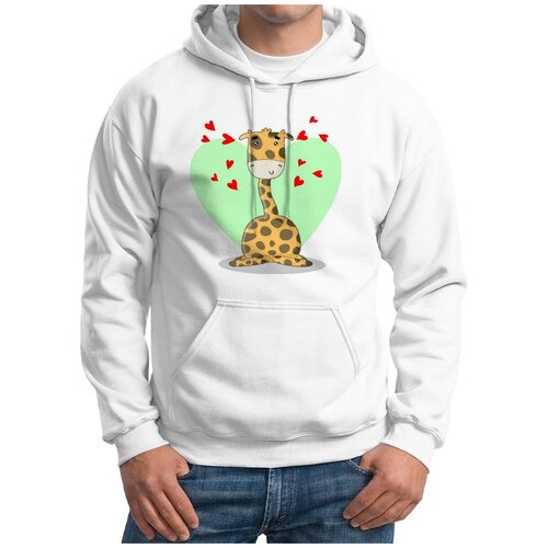 фото Худи coolpodarok, размер 46, белый