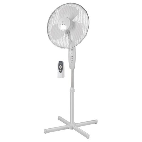 Вентилятор напольный Lex Lxfc 8320 электронный пульт ДУ белый 50 Вт LXFC8320 360800₽