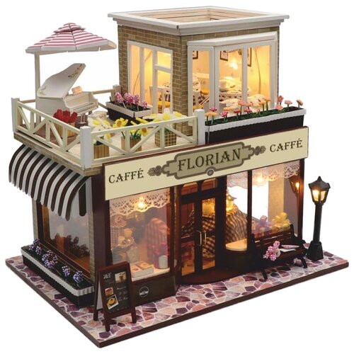 фото Сборная модель hobby day румбокс известные кафе мира caffe florian китай