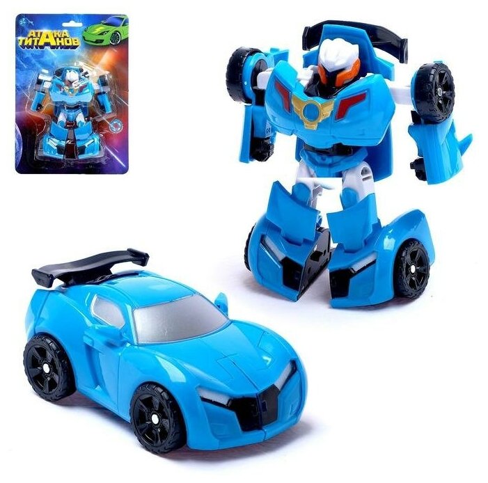 Автоботы Робот "Автобот", трансформируется, цвет синий