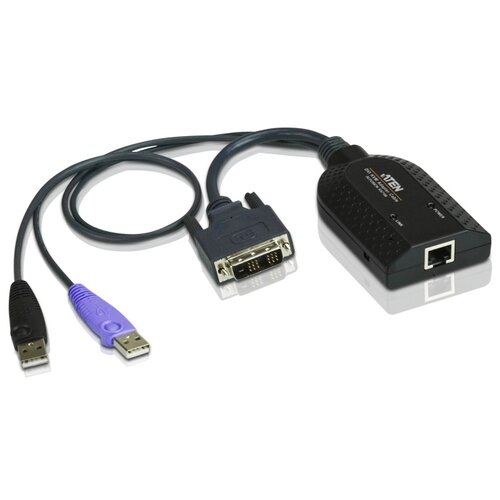 KVM-адаптер ATEN KA7166 кабель aten адаптер usb dvi virtual media kvm adapter with smart card support