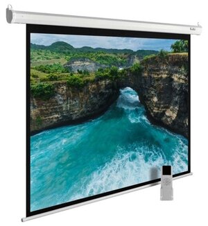Экран с электроприводом Cactus 150x200см MotoExpert CS-PSME-200x150-WT 4:3 настенно-потолочный рулонный белый