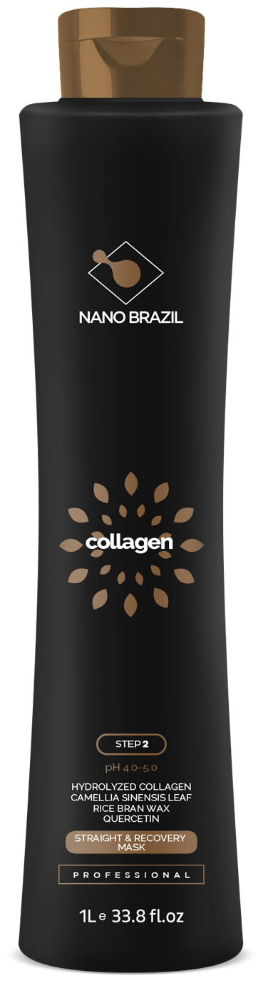 Коллагеновый выпрямляющий состав COLLAGEN для выпрямления и коллагенирования волос шаг 2, 1000 мл