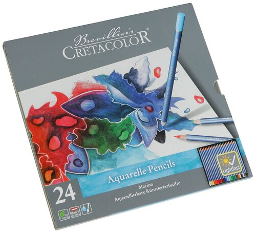 Набор профессиональных акварельных карандашей Creta Color 