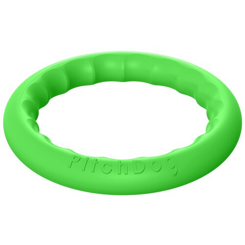 Игровое кольцо PitchDog для аппортировки салатовое, d 17см