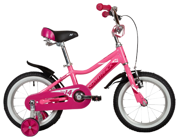 Велосипед детский Novatrack Novara 14 (2022) розовый 153693 (145ANOVARA.PN22)