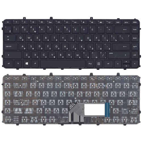 Клавиатура для ноутбука HP Envy 4-1000 черная с рамкой 980₽