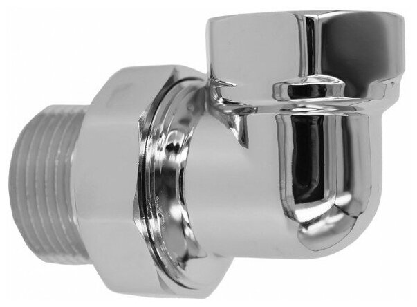 фото Американка угловая TIM K30-HJL044 1" хром ВН-НР