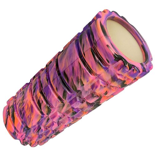 Foam Roller Multicolor 33см - Фиолетовый-Мультиколор