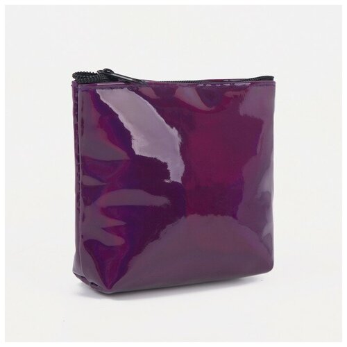 фото Кошелёк, отдел на молнии, цвет фиолетовый