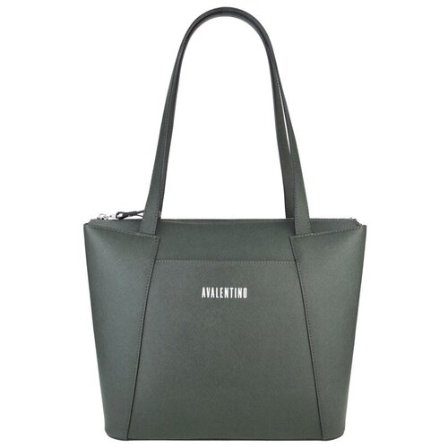фото Сумка женская , a.valentino, натуральная кожа (зеленый темный )