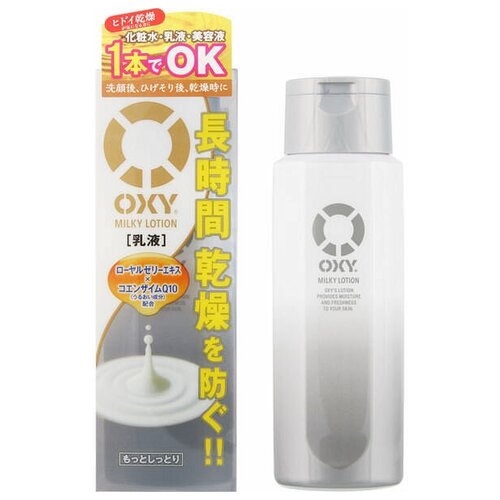 Увлажняющий молочный лосьон-эмульсия ROHTO OXY с коэнзимом Q10 и маточным молочком 170 мл
