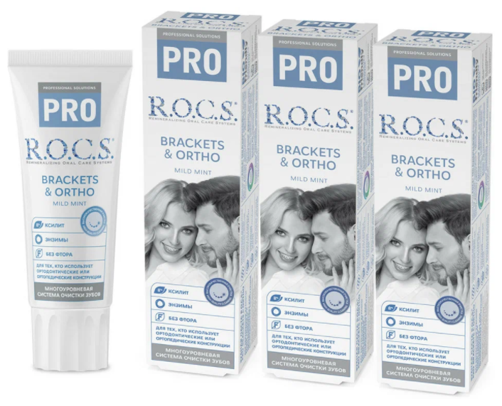   R.O.C.S. PRO Brackets & Ortho 74 (3 )