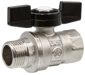 <b>Кран</b> шаровой 1/2' вн/нар бабочка VRT® <b>Краны</b> шаровые VRT предназначены <b>для</b> промышленного и бытового и